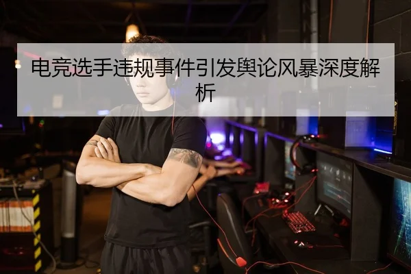 电竞选手违规事件引发舆论风暴深度解析